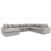 Peri 1 Arm 2 Seat RHF with Corner Unit and 2 x Armless Units with 1 Arm Chaise Unit LHF