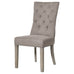 Pierre Grey Button Dining Chair