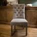 Pierre Grey Button Dining Chair