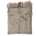 Plaid WRINGKLES Throw in Natural Linen 130 x 170cm | Annie Mo's