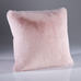 Plain Faux Fur Throws - Soft Pink