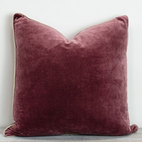 Pomegranate Velvet Cushion 50x50cm | Annie Mo's