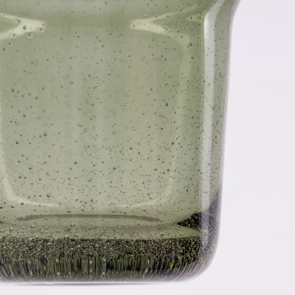 Rain Green Glass 10cm