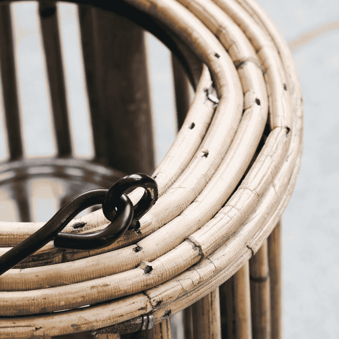 Rattan Lantern 18cm