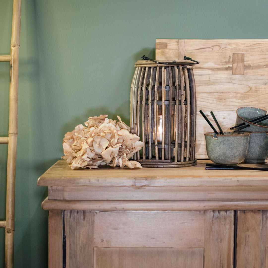 Rattan Lantern 32cm