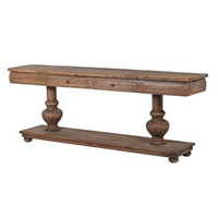 Reclaimed Elm Console Table 210cm | Annie Mo's