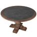 Reclaimed Elm and Zinc Round Dining Table 140cm | Annie Mo's