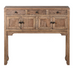 Reclaimed Oak Four Door with Three Drawers Console Table 94cm | Annie Mo's