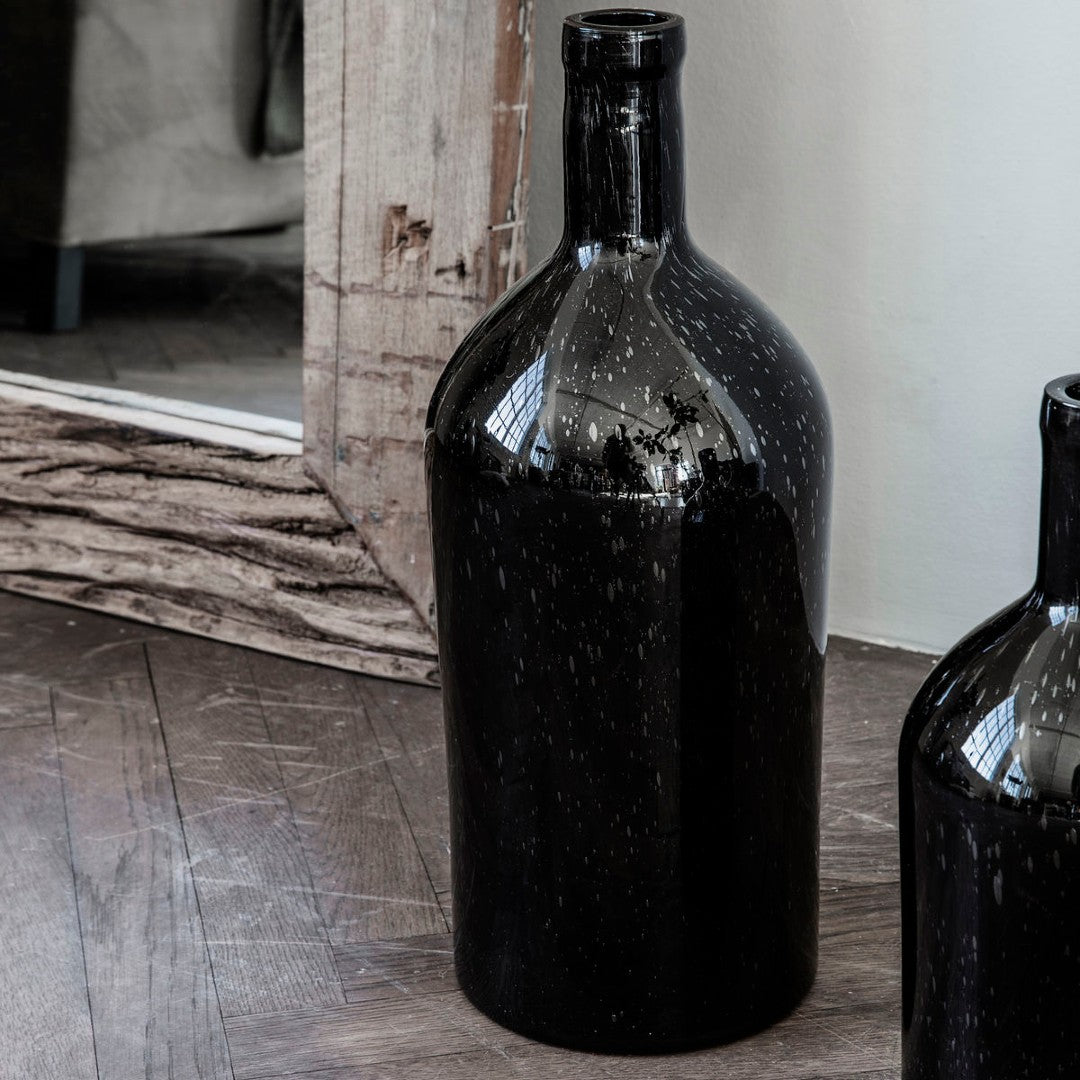 Recycled Brown Glass Bottle Vase 45cm | Annie Mo's