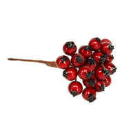 Red Holly Berry Bunch - 8cm | Annie Mo's
