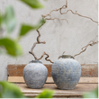 Ribbed Narrow Neck Rustic Vases | Annie Mo's
