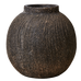 Round Brown Terracotta Vase 20cm | Annie Mo's