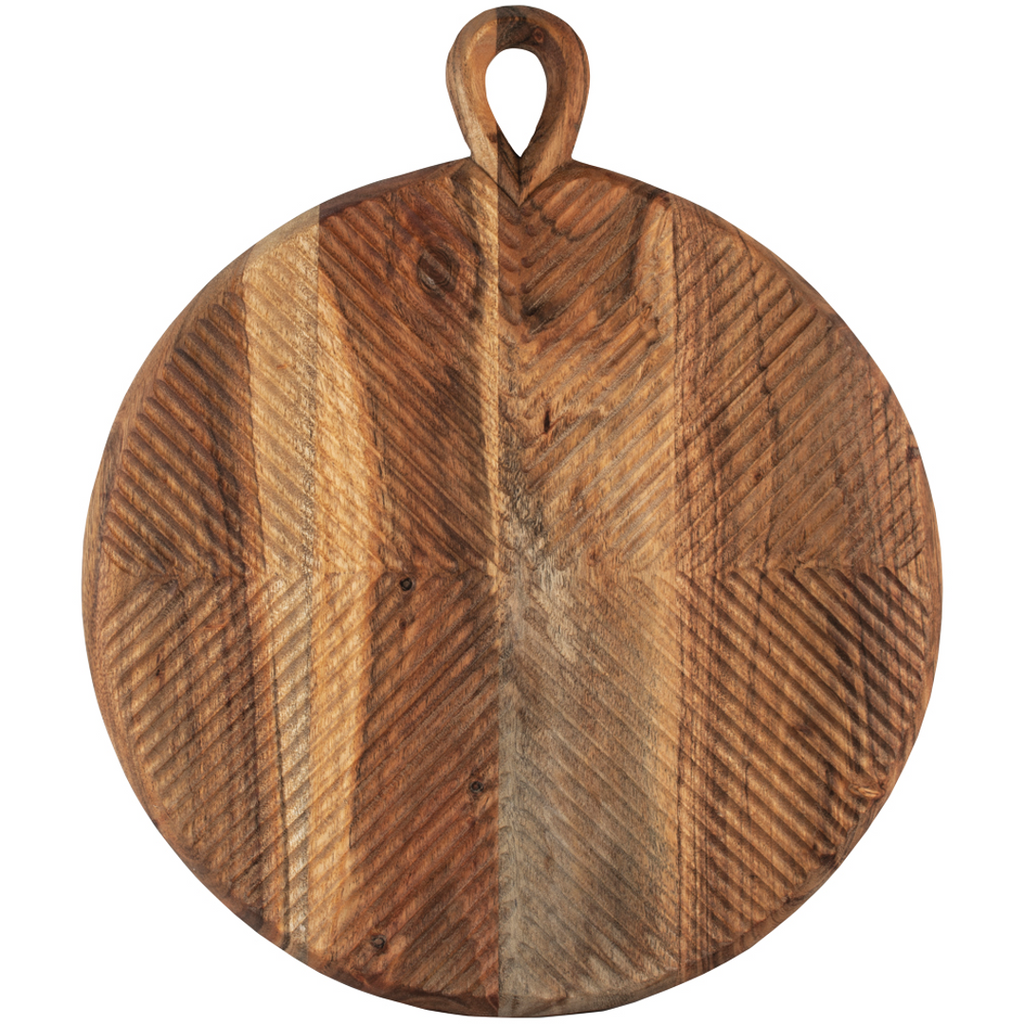 Round Carved Chopping - Serving Board 33cm | Annie Mo's