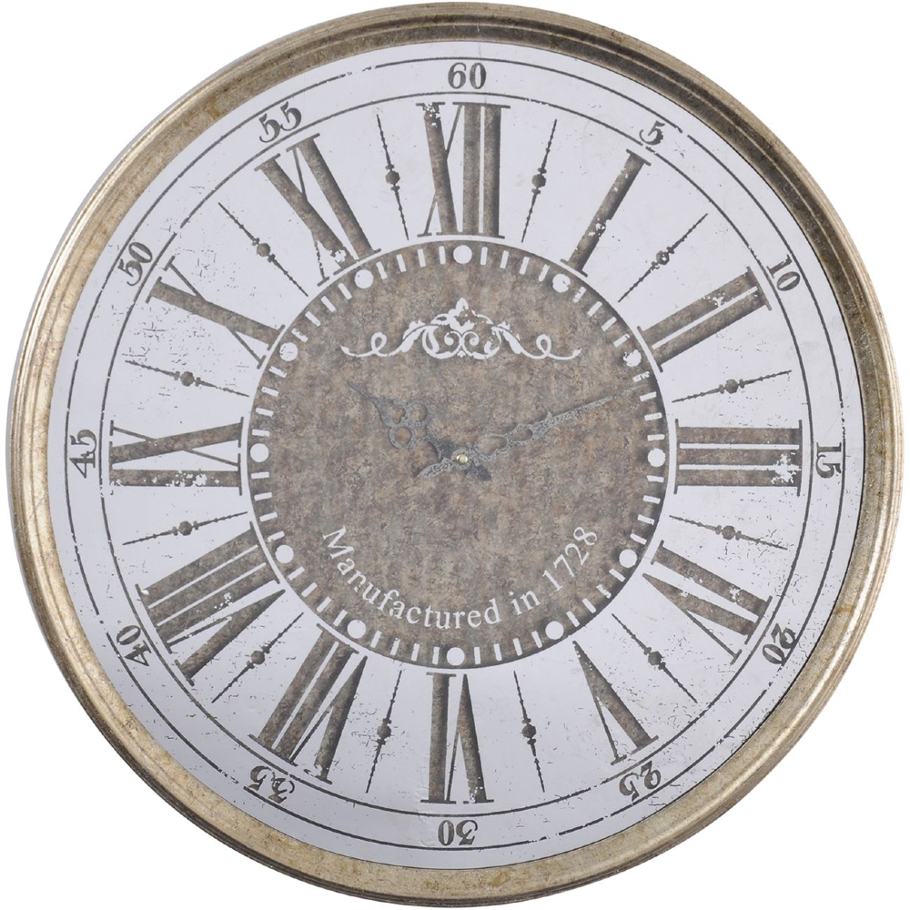 Round Mirrored Clock 60cm Diameter | Annie Mo's