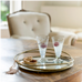 Round Mirrored Tray 33cm