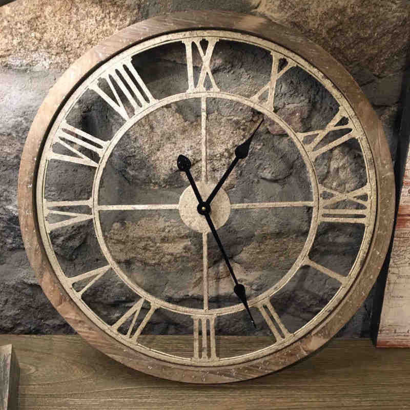 Round Cut-Out Clock 64cm