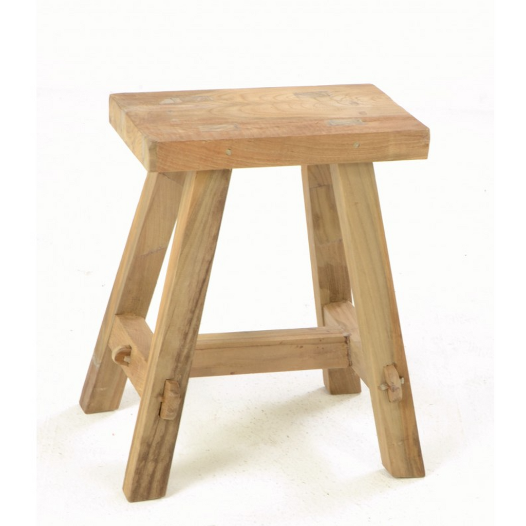 Rustic Country Stool 48cm High | Annie Mo's