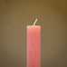 Rustic Dinner Candle Dusky Pink 27cm