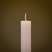 Rustic Dinner Candle White 27cm