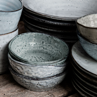 Rustic, Grey Blue Bowl 11cm | Annie Mo's