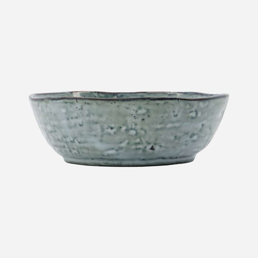 Rustic, Grey Blue Bowl 14cm