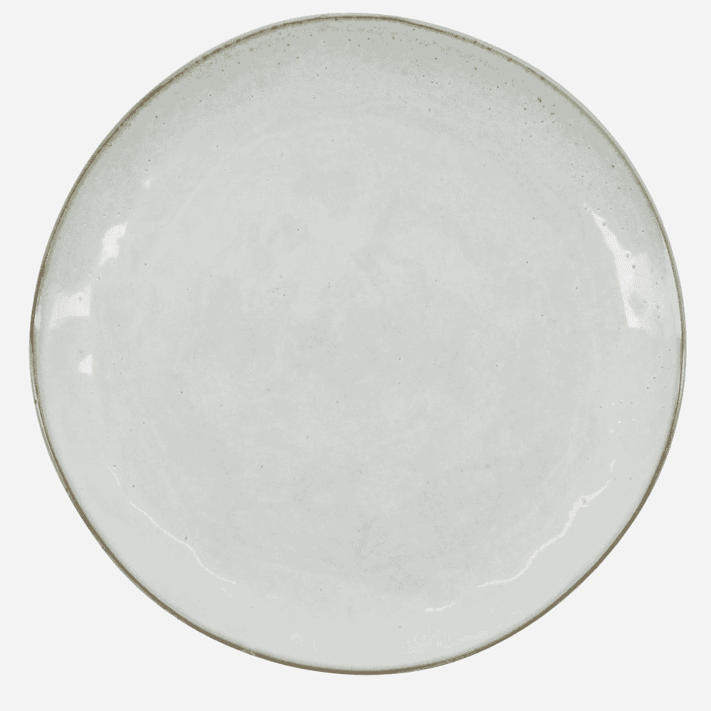 Rustic, Grey Blue Cake Plate 20cm-D