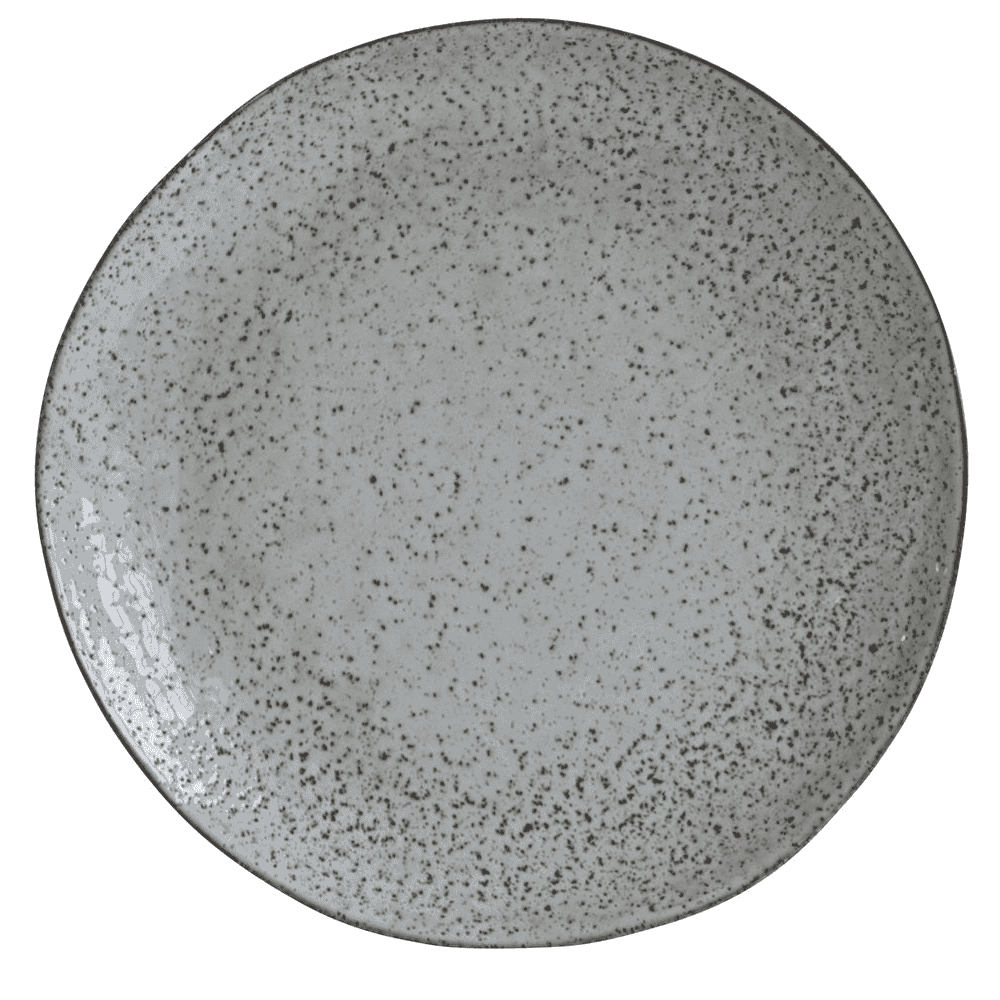 Rustic, Grey Blue Cake Plate 20cm-B