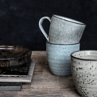 Rustic, Grey Blue Mug 9cm | Annie Mo's