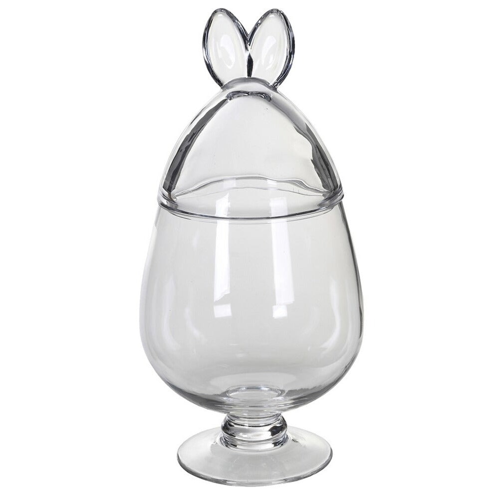 Small Glass Rabbit Ears Jar 36cm | Annie Mo's
