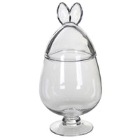 Small Glass Rabbit Ears Jar 36cm | Annie Mo's