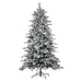 7.5ft 500 LED Lit Flock Tree | Annie Mo's