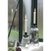 Sand Rustic Dinner Candle 18cm