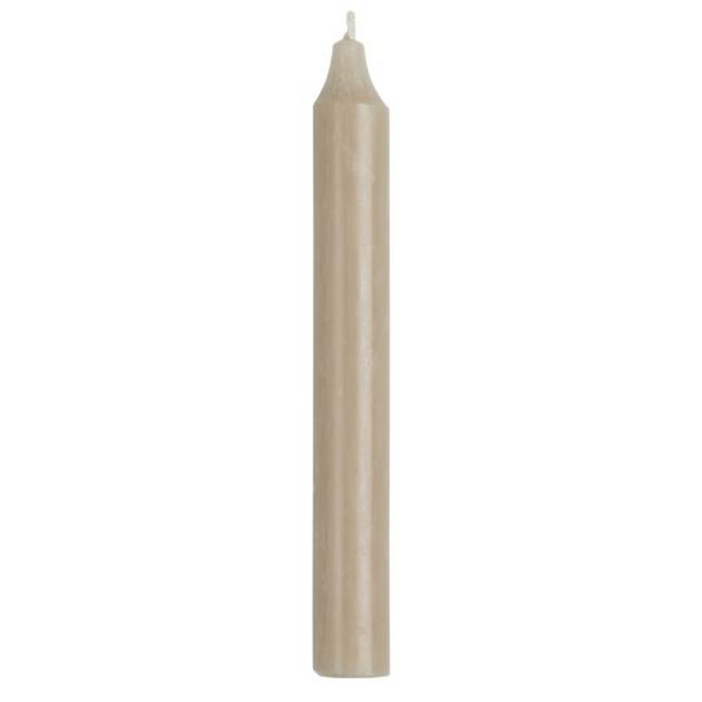 Sand Rustic Dinner Candle 18cm | Annie Mo's