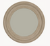 Wilton Grey Round Beaded Mirror