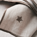 Set of Four Twinkle Taupe Fabric Napkins 40cm