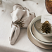 Set of Four Twinkle Taupe Fabric Napkins 40cm | Annie Mo's