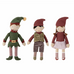 Set of Three - Linen Elf Family 20cm | Annie Mo's