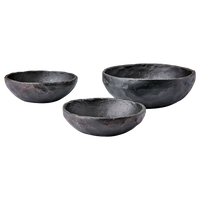 Set of Three Black Iron Bowls | Annie Mo's