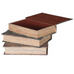 Set of Three Distressed Marbled Book Boxes 24cm