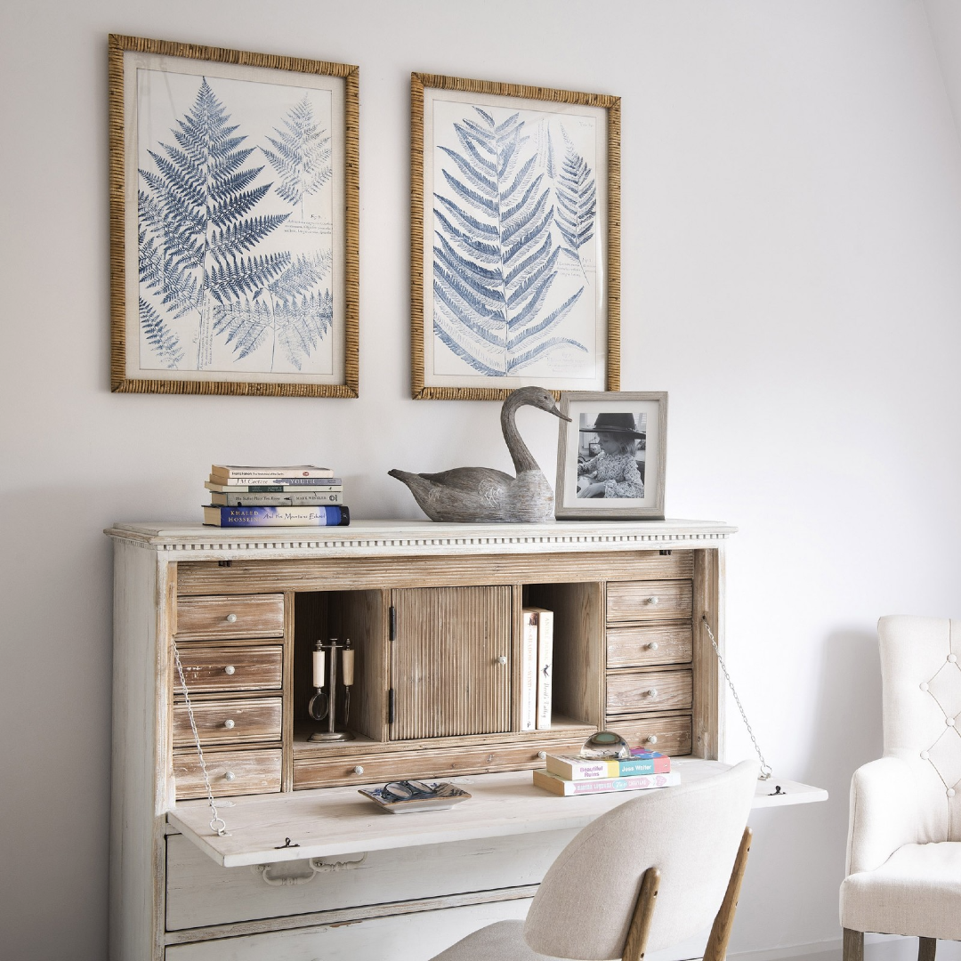 Portesham Set of Two Fern Framed Prints 70cm | Annie Mo's