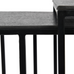 Set of Two Graphite Textured Aluminium Nesting Tables 60cm