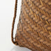 Set of Two Round Rattan and Bamboo Baskets