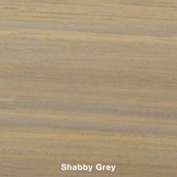 Toronto Walnut Table with Glass Legs - Shabby Grey | Annie Mo's