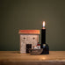 Short Dinner Candles - Black 11cm | Annie Mo's