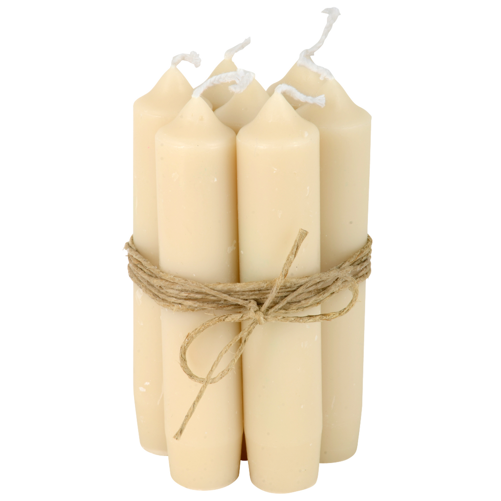 Short Dinner Candles - Cream 11cm | Annie Mo's