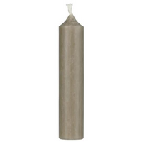 Short Dinner Candles - Linen Grey 11cm | Annie Mo's