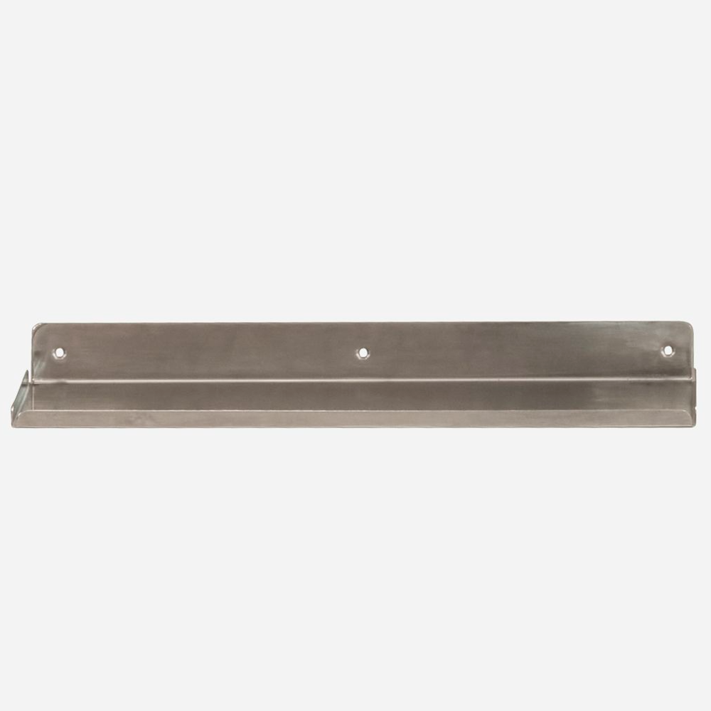 Simple Brushed Silver Shelf 43cm