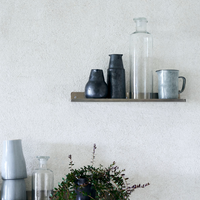 Simple Brushed Silver Shelf 43cm | Annie Mo's
