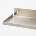 Simple Brushed Silver Shelf 43cm