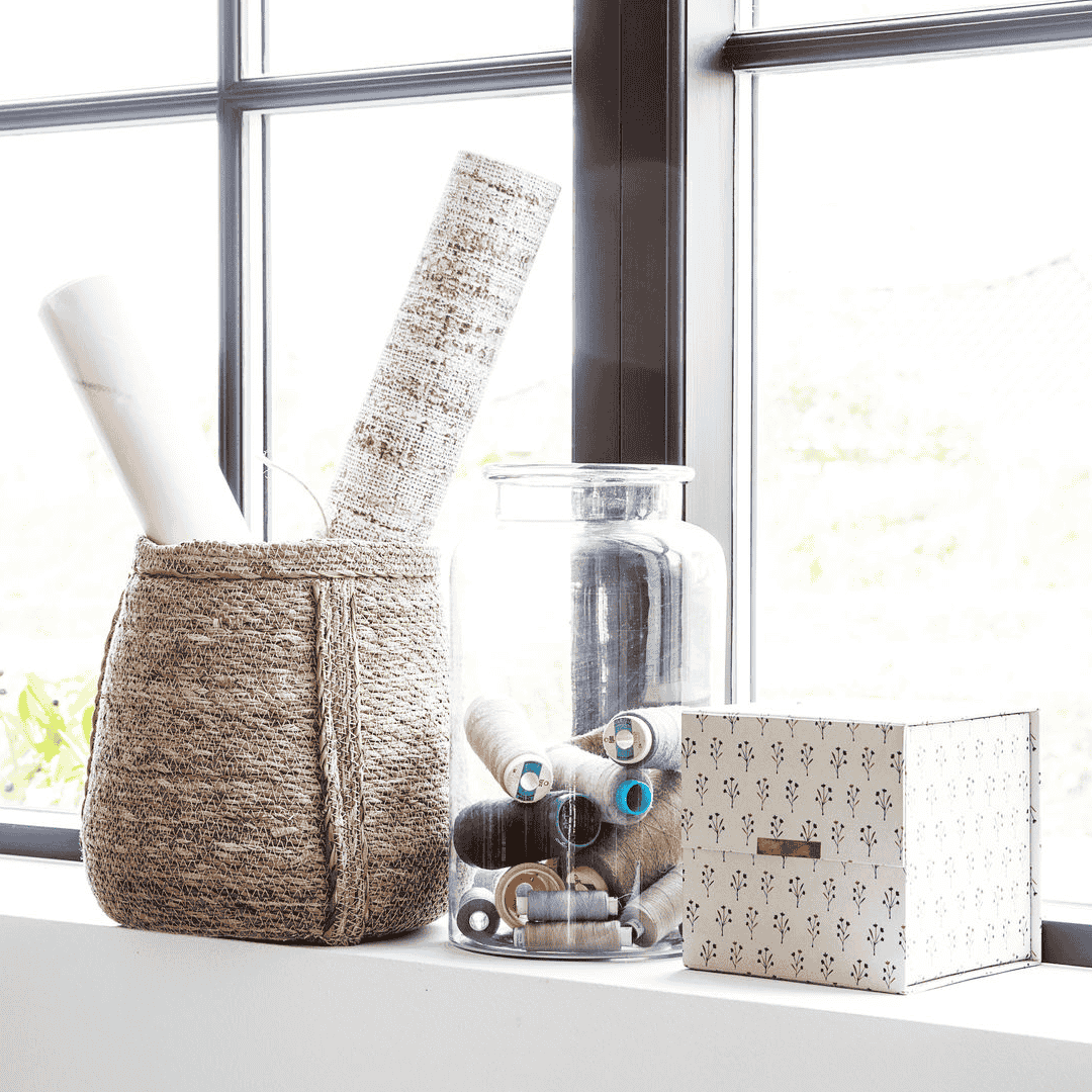 Simple Clear Glass Vase 33cm